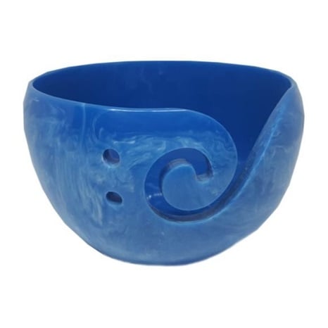 Scheepjes Yarn bowl parelmoer effect blauw 13 x 8 cm