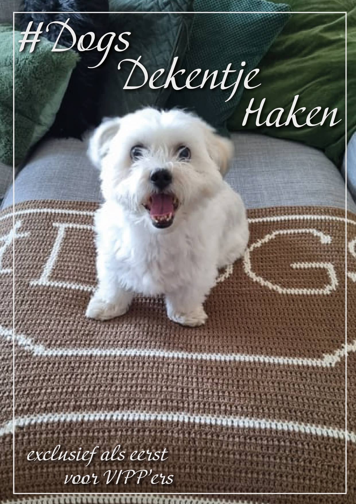 Dogs bankdekentje (Haakpatroon)