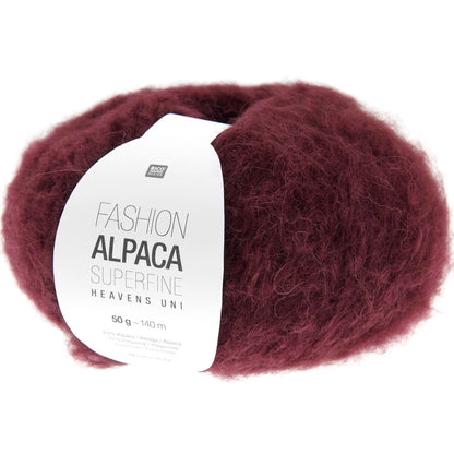 Rico Design Fashion Alpaca Superfine Heavens Uni Bordeaux (001)