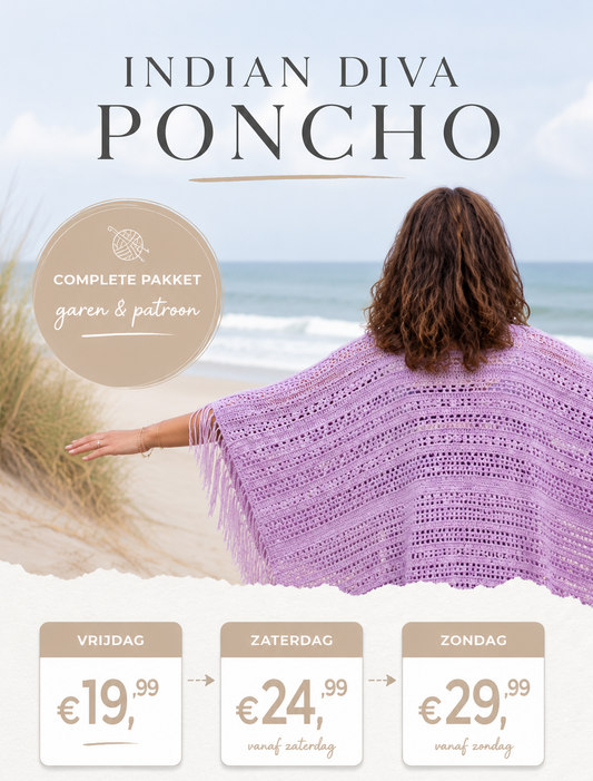Indian Diva Poncho Clematite