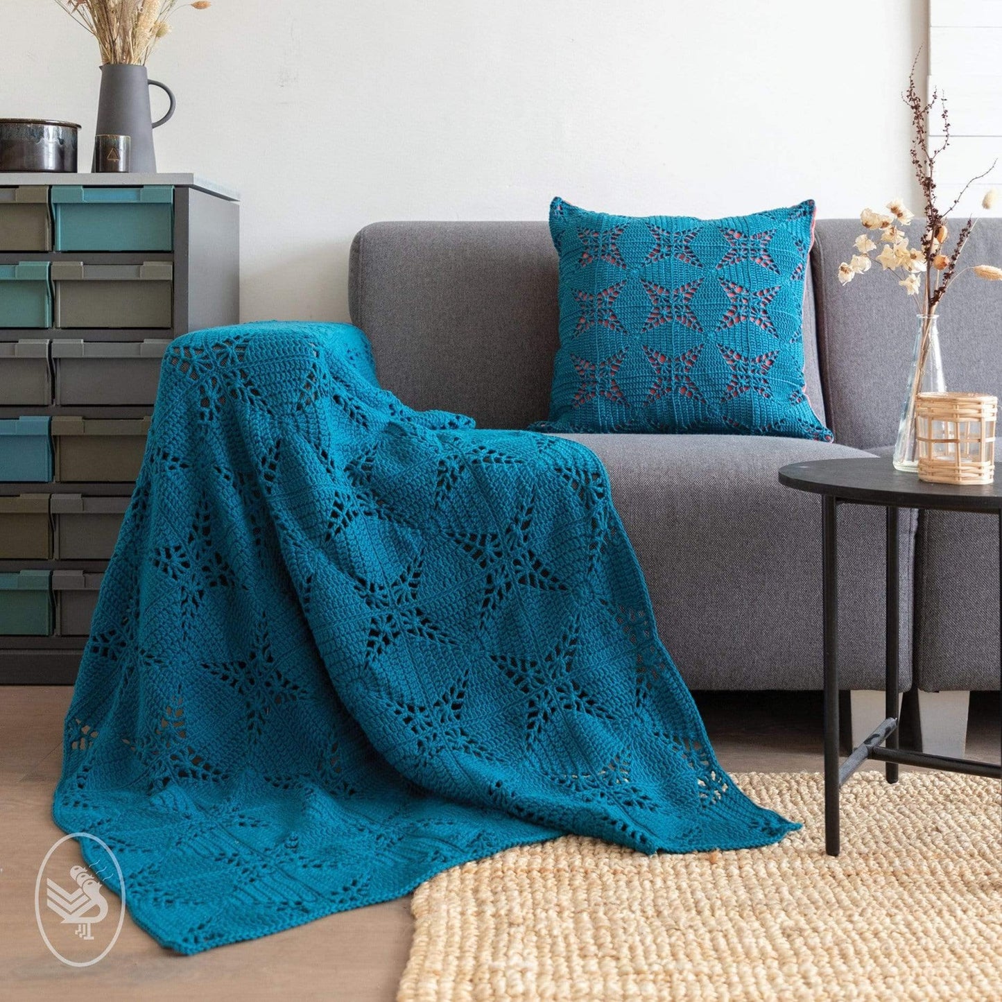 Lucky Star Blanket (12 x Petrol / 375)