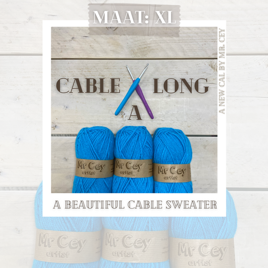 Cable A long Trui Cal By Mr. Cey (maat XL)