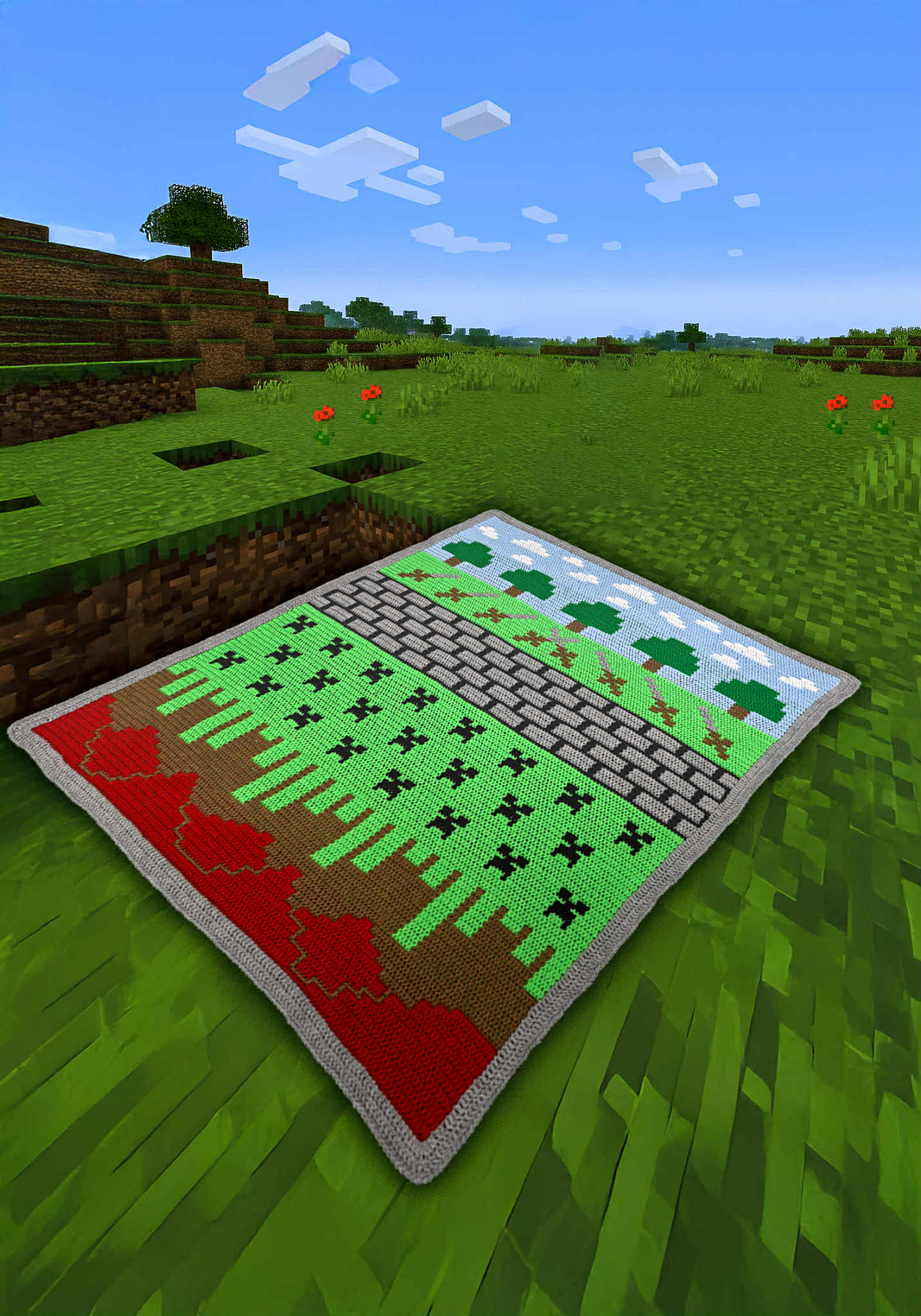 Blockland (mozaïek overlay haken 2025)