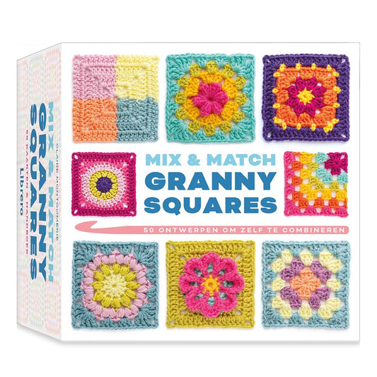 Mix en Match Granny Squares - 50 kaarten en handboek