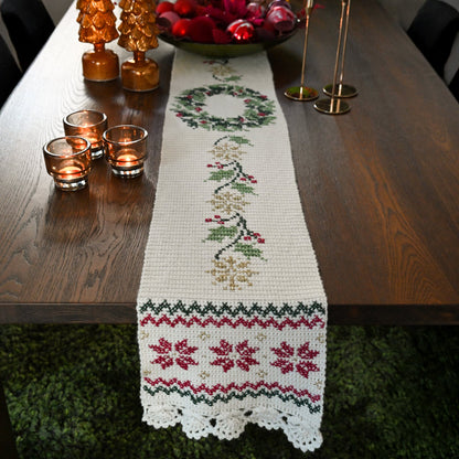 Hygge sjaal / tafelloper (Mr. Christmas Presents: Het magische kersthaakboek)