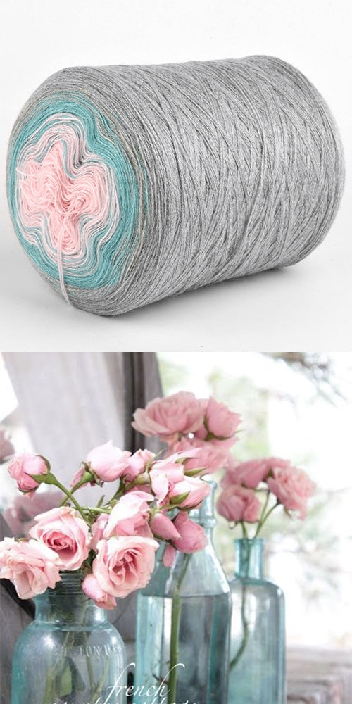 Stenli Yarns Muffin Pink to Grey (059)