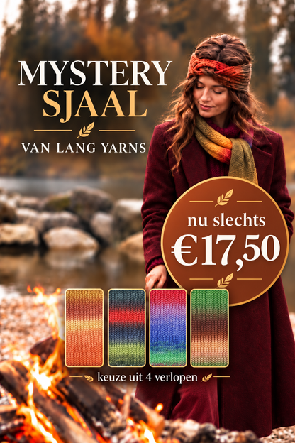 Lang Yarns Mystery Sjaal Darkness (0014)