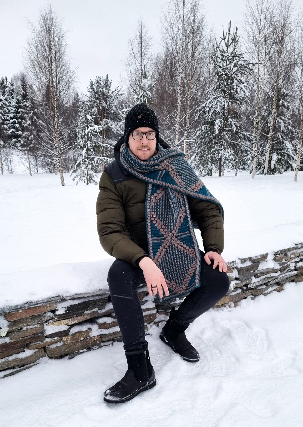 Northern Lights Scarf (Ozzy Crochet) (Haakpakket)