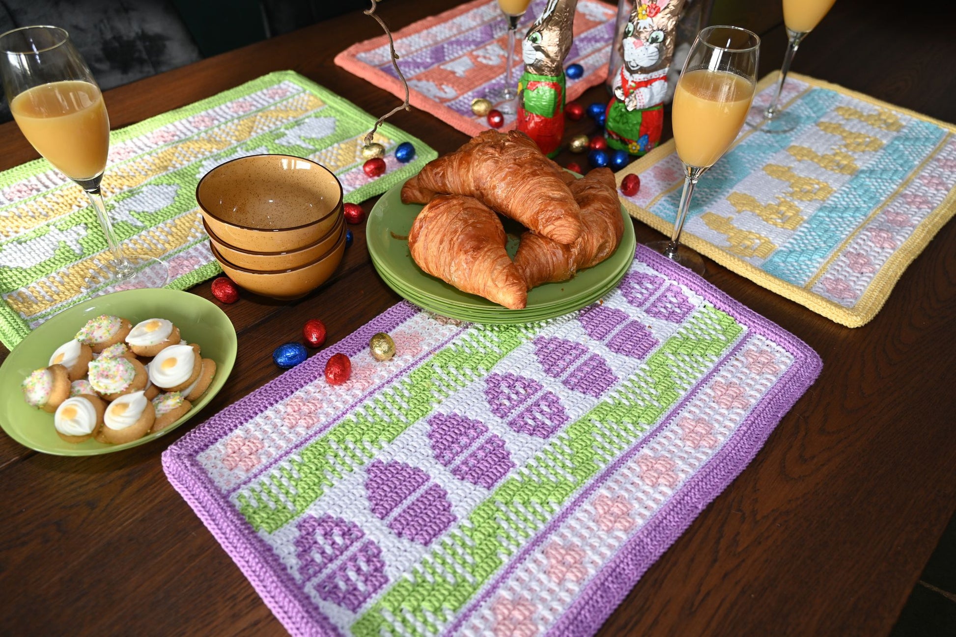 Crack an Egg Mat - Today is Overlay Crochet Pakket