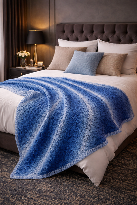 Papatya Ombre C2C deken