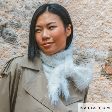 Katia Fur Moda Pailletes Bordeaux (204)