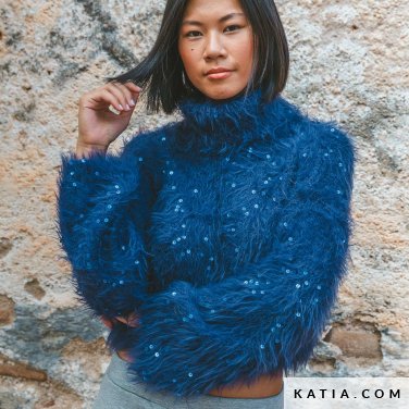 Katia Fur Moda Pailletes Cream (200)