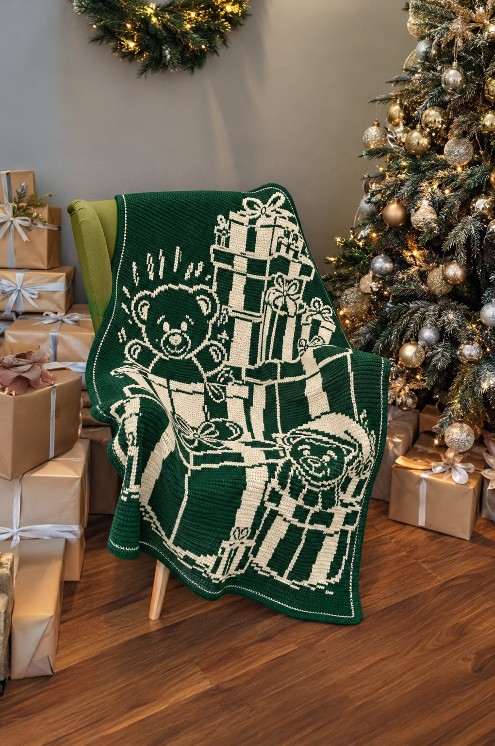 Piles of presents pakket 2026 (Durable dream GROEN + haakpatroon)