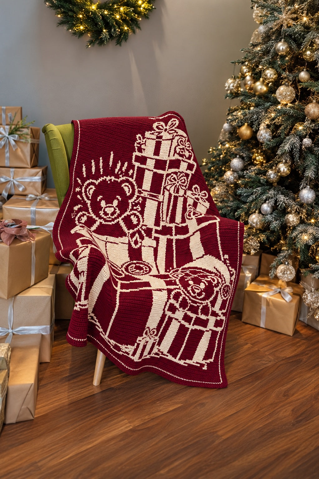 Piles of presents pakket 2026 (Durable dream ROOD + haakpatroon)