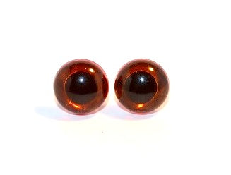 Kunststof Ogen Amber Transparant 10 mm