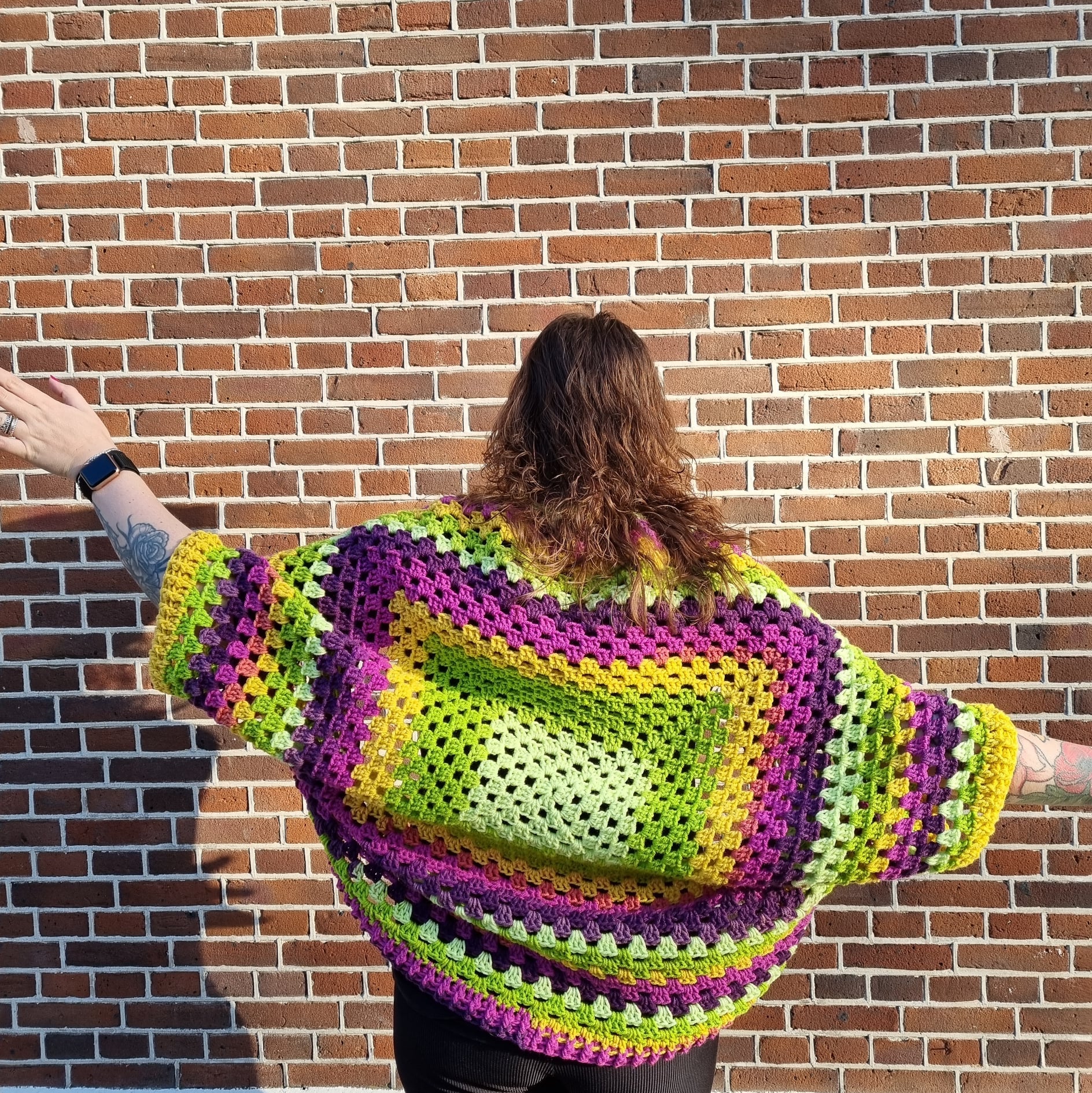 Sugarwheel Shrug (Haakpatroon)