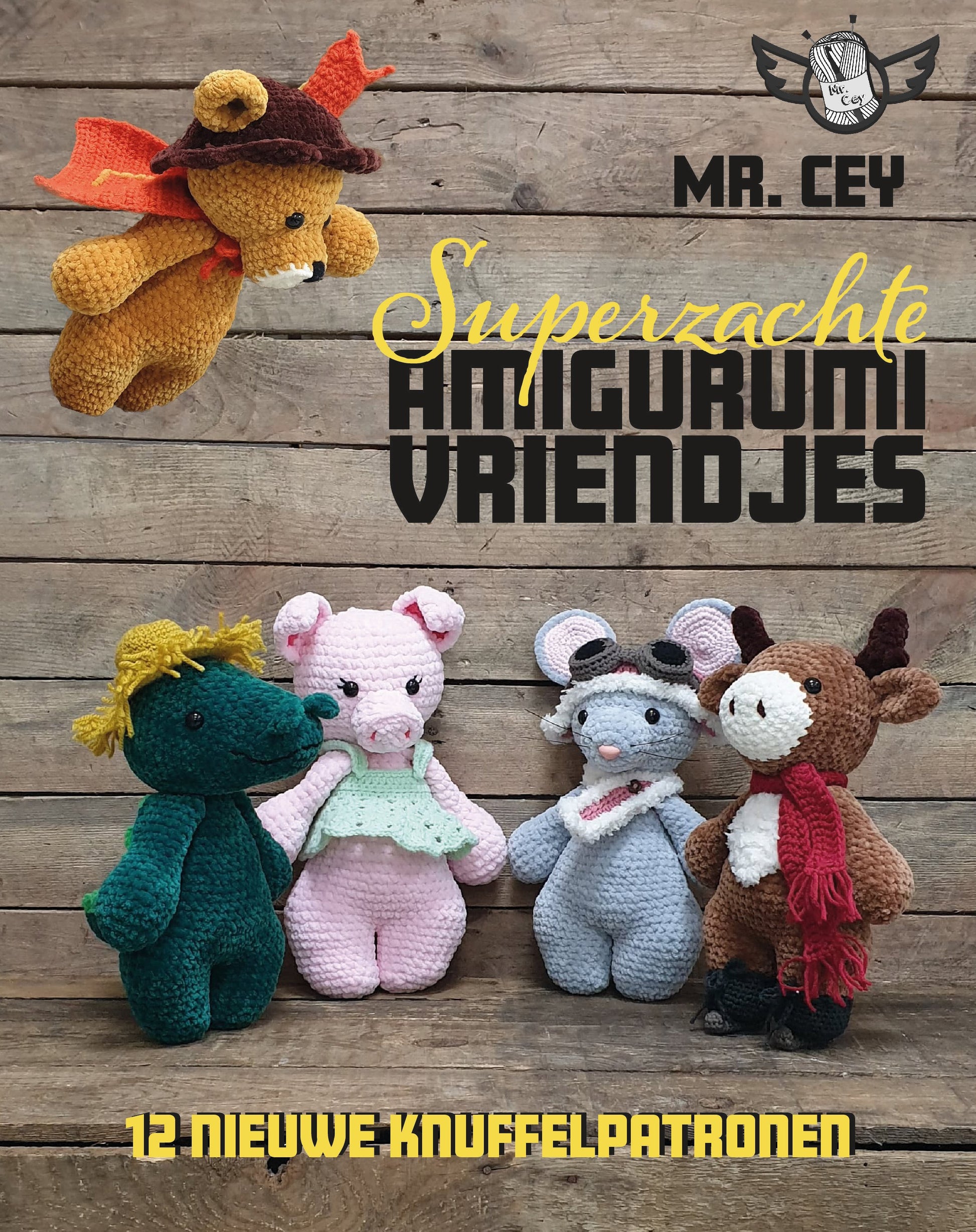 E-book Superzachte Amigurumi Vriendjes Haken met Mr. Cey