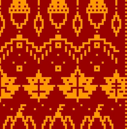 Mystery "in the autumn"blanket