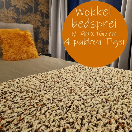 Tiger Wokkel Sprei (Haakpatroon)