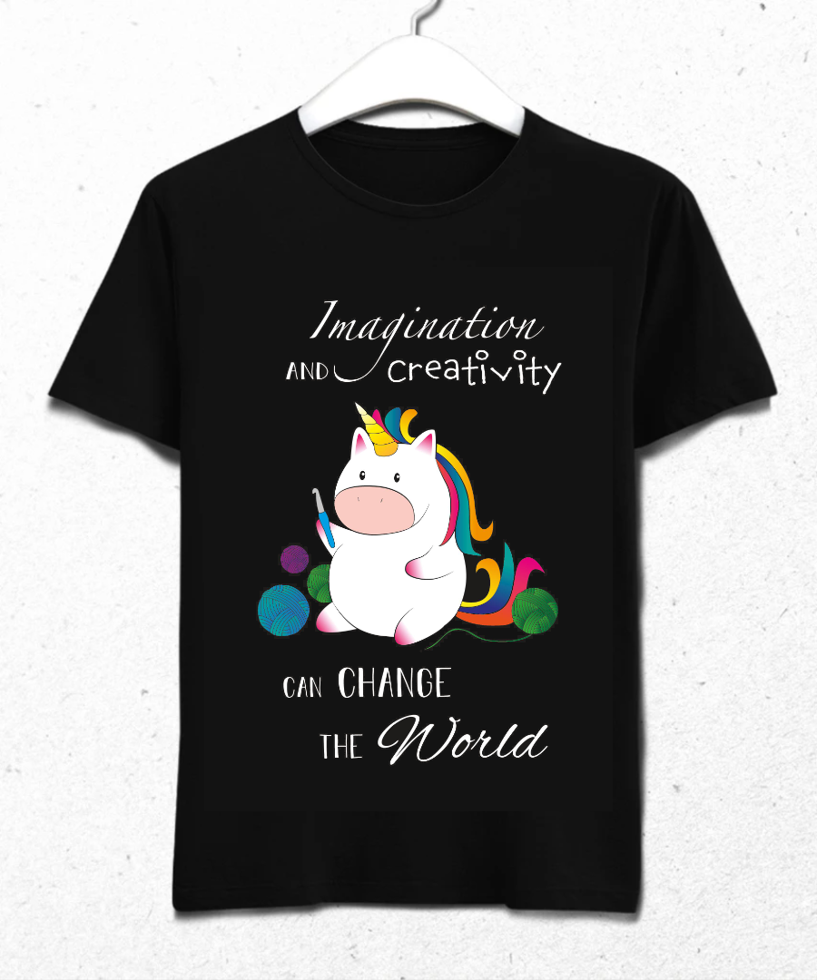 T-shirt Unicorn (Black)  (hidden)