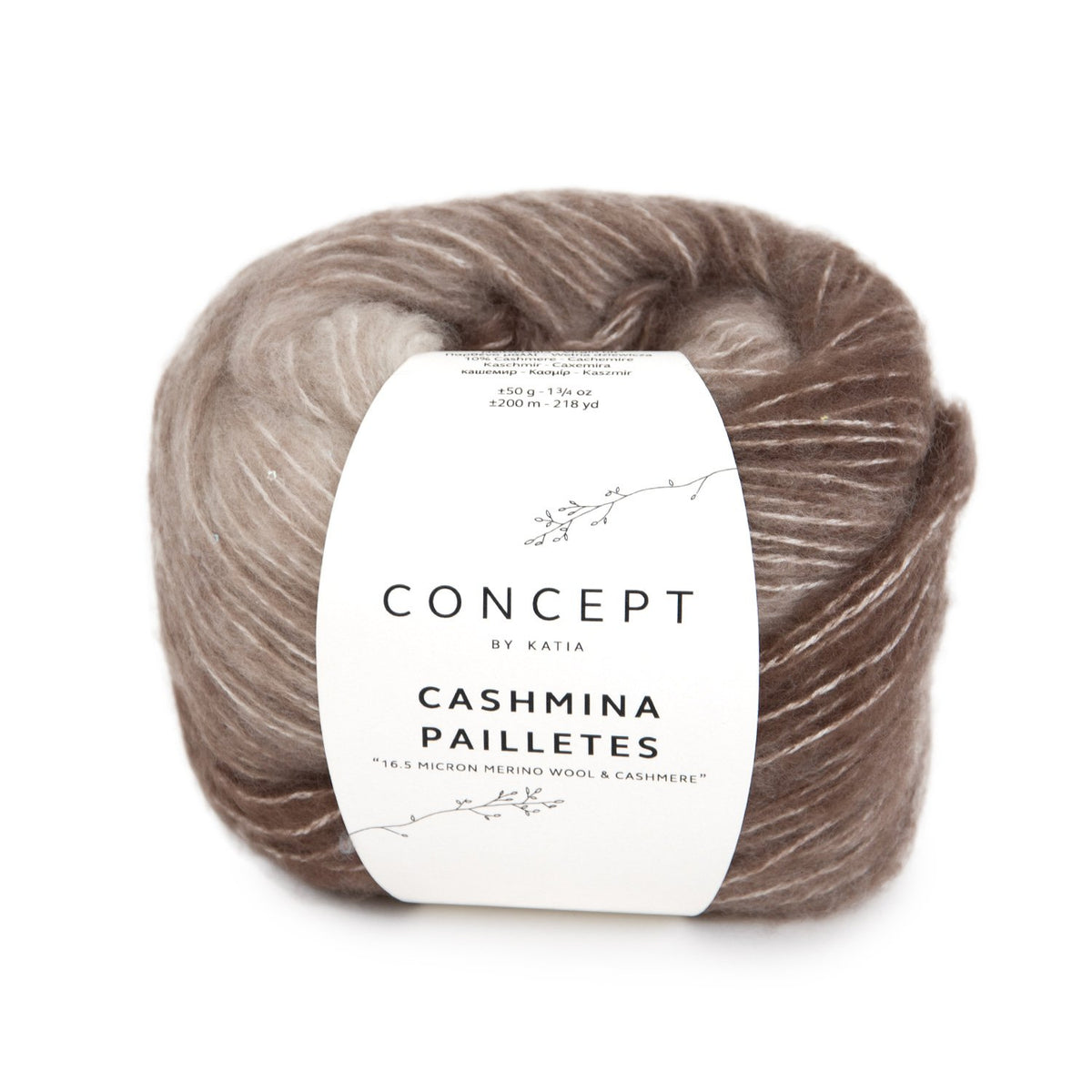 Concept Cashmina Pailletes Brown (100)