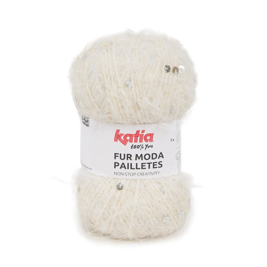 Katia Fur Moda Pailletes Cream (200)