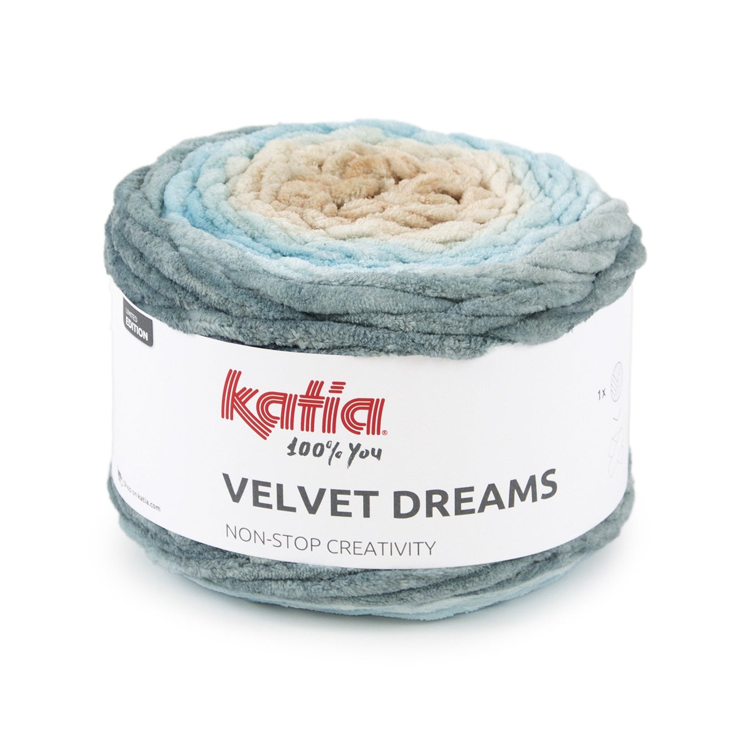 Katia Velvet Dreams Blauw Beige (108)