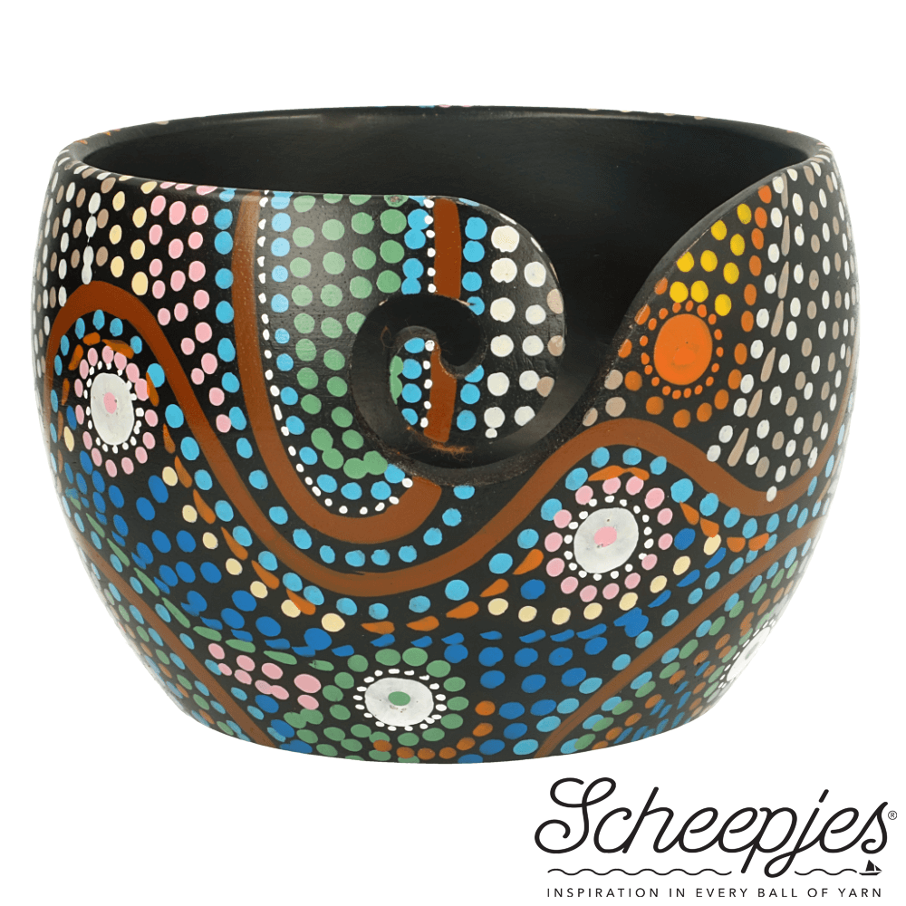 Scheepjes Yarn Bowl Mangohout ABORIGINAL (black friday)