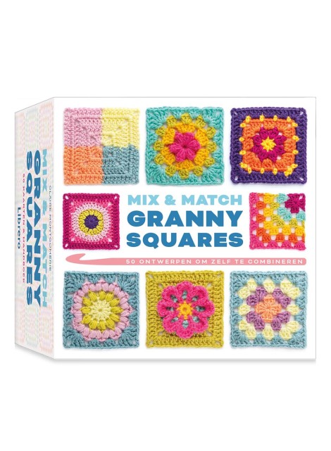 Mix en Match Granny Squares - 50 kaarten en handboek