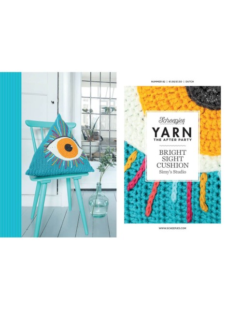 Scheepjes YARN The After Party No 82 Bright Sight Cushion (Haakpatroon)