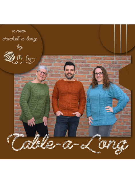 Cable A long Trui CAL (Haakpatroon)