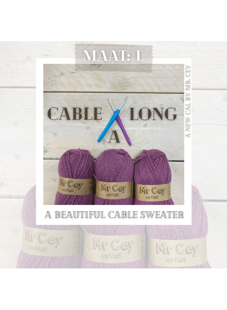 Cable A long Trui Cal By Mr. Cey (maat L)