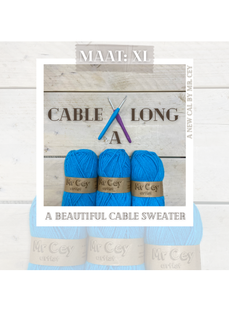 Cable A long Trui Cal By Mr. Cey (maat XL)