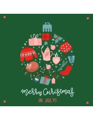 Christmas in july Mystery Blanket (mozaiek overlay)