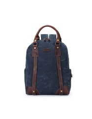 Della Q Canvas rugzak blauw