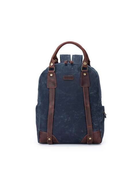 Della Q Canvas rugzak blauw