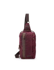 Della Q Mini messenger tas rood