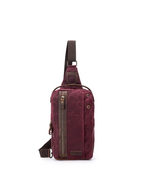 Della Q Mini messenger tas rood