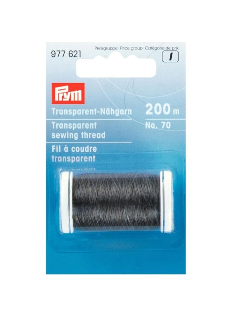 Prym Transparant Naaigaren 200 m (Black)