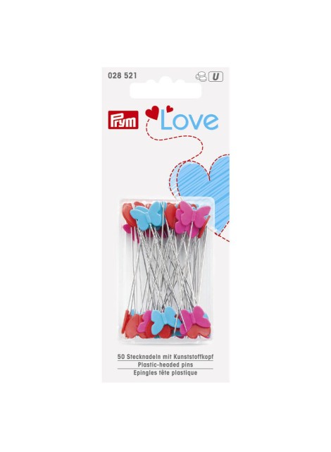 Prym Love kopspelden plastic 0.60 x 50 mm zilver