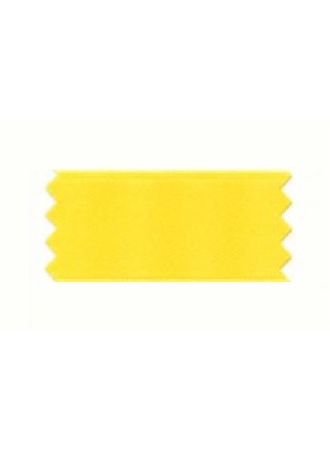 Satin Luxe Double Face Jaune 026  - 25 mm