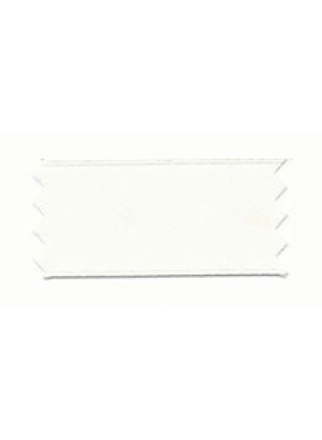 Satin Luxe Double Face Bridal White 405  - 50 mm