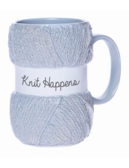 Knitting Mug / Mok - KNIT HAPPENS