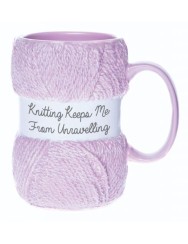 Knitting Mug / Mok - UNRAVELLING 