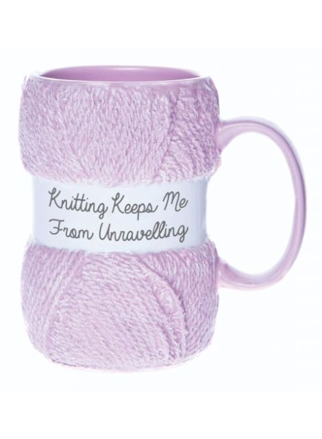 Knitting Mug / Mok - UNRAVELLING 