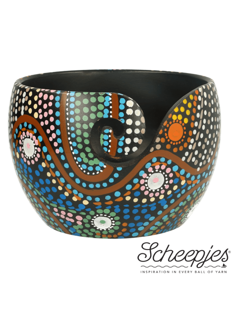 Scheepjes Yarn Bowl Mangohout ABORIGINAL