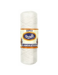 Durable Glanskatoen No 8 White