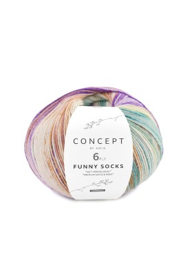 Katia Concept 6 Ply Funny Socks Fairy (154)