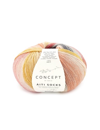 Katia Concept Aiti Socks and More Coral (203)