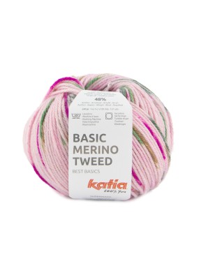 Katia Basic Merino Tweed Touch of Pink (403)